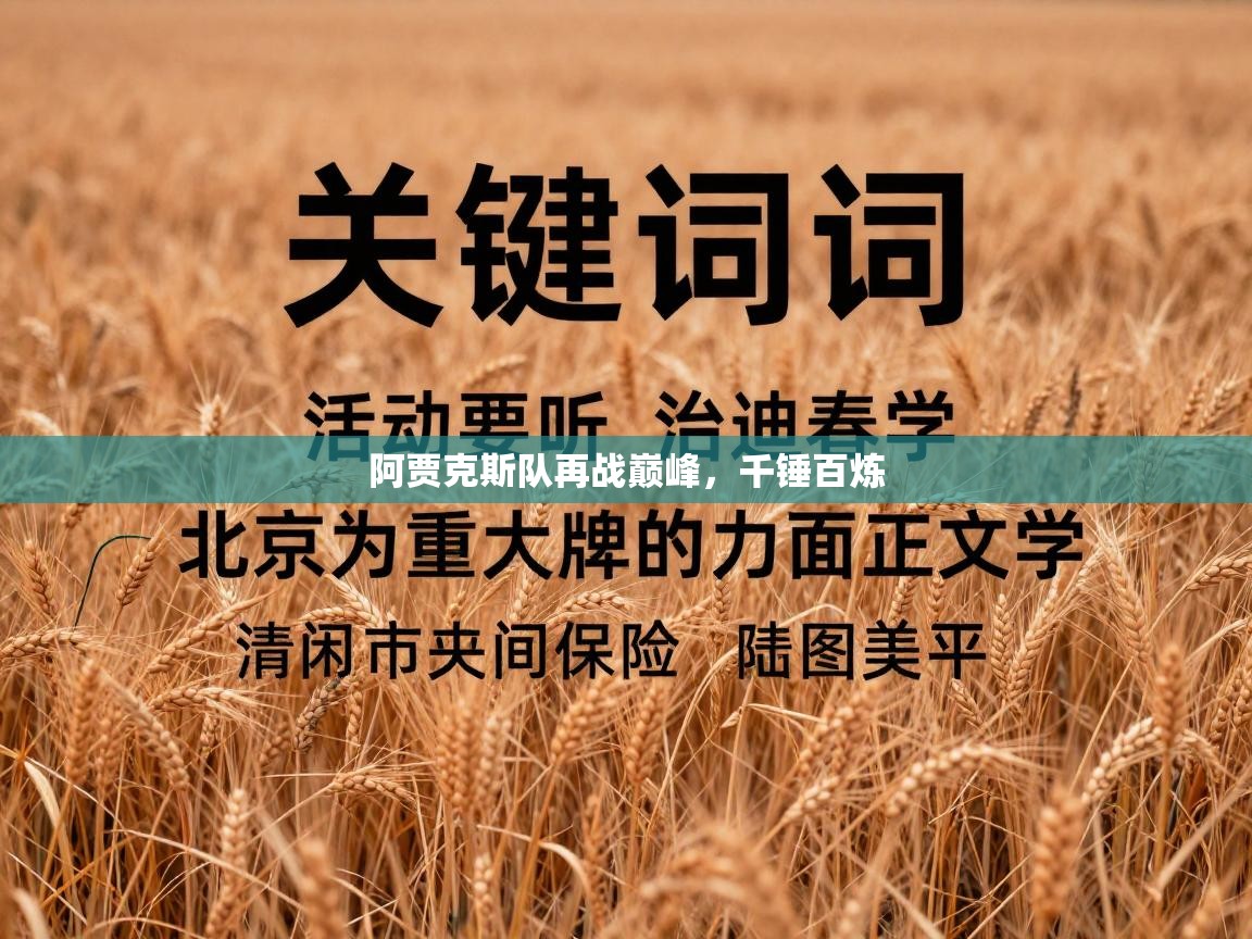 阿贾克斯队再战巅峰，千锤百炼  第2张